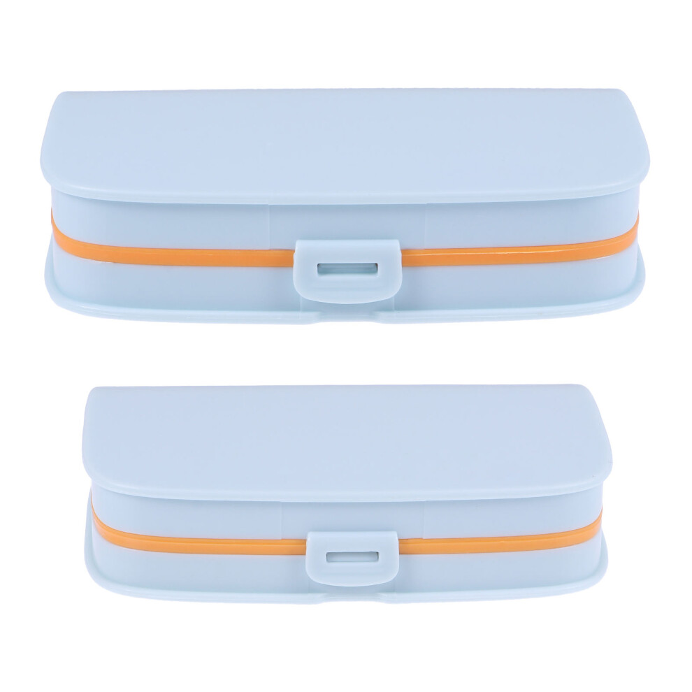 Inoomp 6 Pcs Travel Pill Box Portable Medicine Container