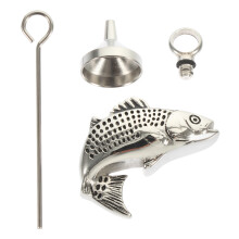 3 Sets Stainless Steel Pet Hair Ash Pendant Casket