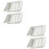 4 Pcs Drawer Type 12-Grid Egg Holders Refrigerator Storage Containers 6