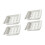 4 Pcs Drawer Type 12-Grid Egg Holders Refrigerator Storage Containers 4