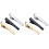 6 Pcs Men Tie Clips For Wedding Business Regular Ties 2