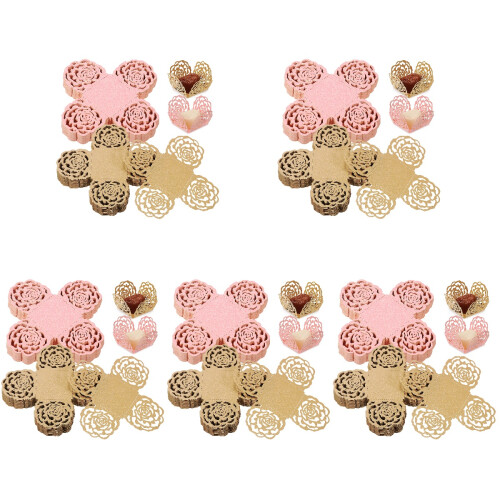 500 Pcs Truffle Wrappers Paper Mini Cupcake Liners Party Supply 1