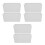 6 Pcs Simple Sugar Bowl Flat Bottom Rectangular Container For Cafe 4