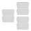 6 Pcs Simple Sugar Bowl Flat Bottom Rectangular Container For Cafe 2