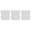 6 Pcs Simple Sugar Bowl Flat Bottom Rectangular Container For Cafe 3