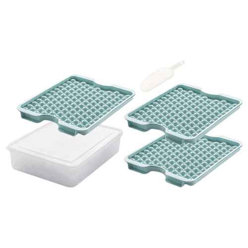2 Sets Round Ice Cube Mold With And Storage Box 2