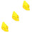 3Pcs Conch Shape 6-Hole Ceramic Ocarina Instrument 8