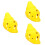 3Pcs Conch Shape 6-Hole Ceramic Ocarina Instrument 9