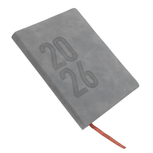 2Pcs 2026 Weekly Monthly Planner Notebook Soft Cover PU Journal A5 2