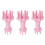 3Pcs Plastic Round Knitting Spool Loom In Two Sizes Pink 4