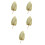 5 Pcs Natural Dried Cattail Leaf Palm Decor 6