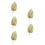 5 Pcs Natural Dried Cattail Leaf Palm Decor 10