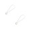 2Pcs Bling Rear View Mirror Decorative Pendant 4