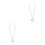 2Pcs Bling Rear View Mirror Decorative Pendant 3