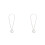 2Pcs Bling Rear View Mirror Decorative Pendant 5