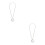 2Pcs Bling Rear View Mirror Decorative Pendant 6