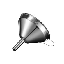 Stainless Steel Funnel Kitchen Oil And Liquid Dispenser Detachable Wide Mouth Filter Model 201 Thin M Funnel For Canning