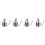 4Pcs Stainless Steel Vinegar Dispenser Multi Function Oil Container 6