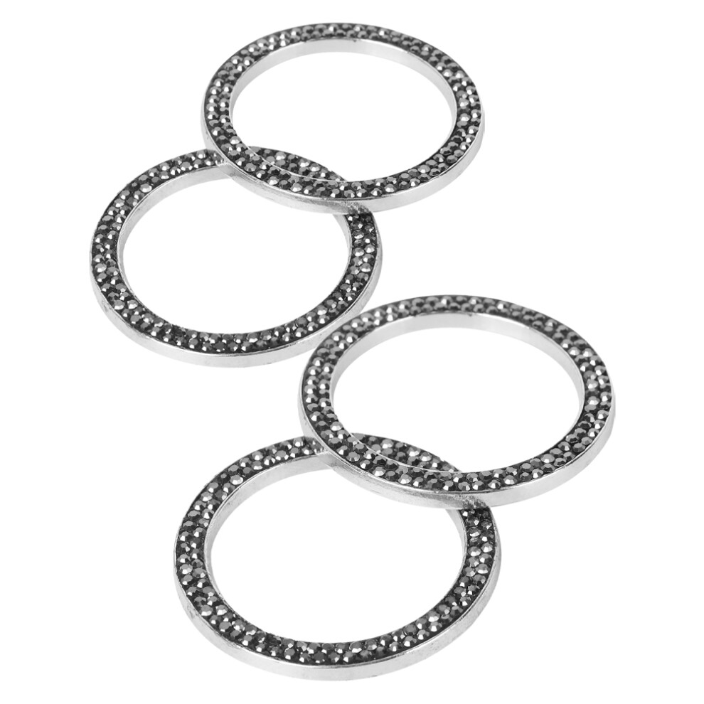 16 Pcs Bling Crystal Rhinestone Ring For Car Start Stop Button 033394976903