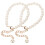 8 Pcs Pearl Shoe Straps For Heels 2