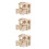 3Pièces Hamster Bois Durable Animaux Couche Double 2