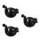3Pcs Universal Car Cooling Fan Mount Kit With Suction Cup Back Seat Bracket 4