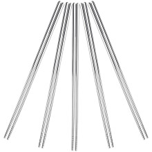 15 Pairs Of Stainless Steel Cooking Chopsticks For Noodles And Frying