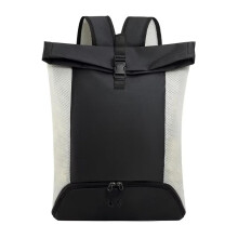 20L Basketball Gym Bag Fitness Backpack With Separate Ball Compartment, Travel Bag For Soccer Volleyball, Men's Black