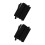 40 Pcs Acrylic Popsicle Sticks Reusable For DIY Desserts Black 9