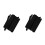 40 Pcs Acrylic Popsicle Sticks Reusable For DIY Desserts Black 6