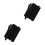 40 Pcs Acrylic Popsicle Sticks Reusable For DIY Desserts Black 4