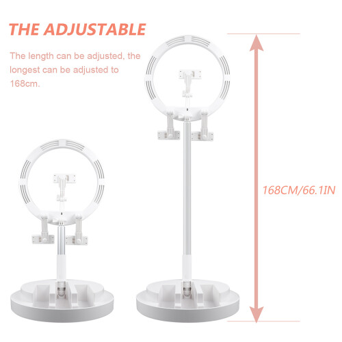 Led Ring Light With Stand And Phone Holder For And Makeup 1