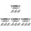 16 Pcs Sauce Dish Appetizer Serving Bowl For Party Catering 4
