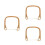 3Pcs Rattan Metal Teapot Handle Replacement For Ceramic Japanese Pots 7