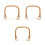 3Pcs Rattan Metal Teapot Handle Replacement For Ceramic Japanese Pots 9