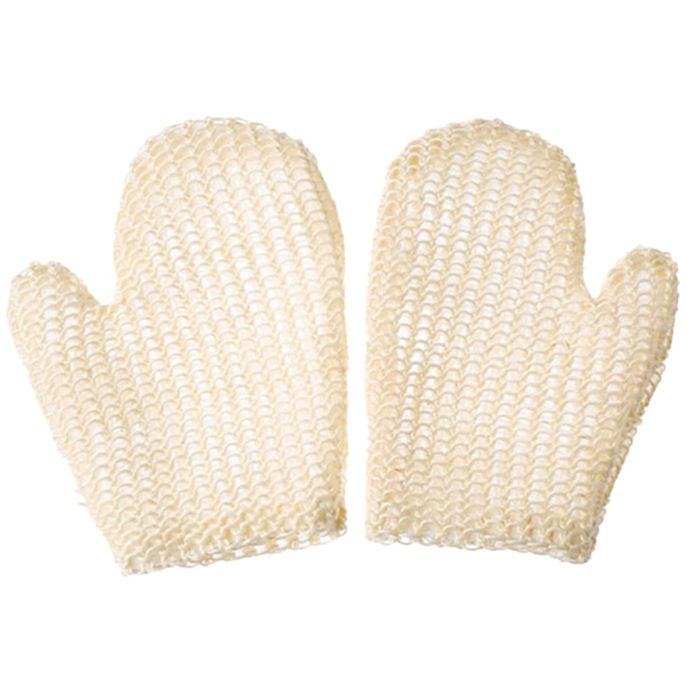 Skin Gentle Exfoliating Gloves Body Scrubbing Mitts For Shower Hotel Bath Mittens One Size