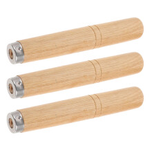 6 Pcs Solid Wood Detachable Handles For Spatula And Frying Pan