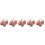 250 Pcs Chocolate Paper Holders Truffle Cups Candy Wrapping 11