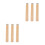 6 Pcs Solid Wood Detachable Handles For Spatula And Frying Pan 8