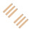 6 Pcs Solid Wood Detachable Handles For Spatula And Frying Pan 6
