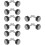 16 Pcs Baby Gate Spindle Rods Extender Bolts Replacement Hardware 9
