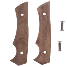 4Pcs Solid Wood Handle Replacement Grip For Kitchen