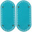 2Pcs Pu Knitting Plate For Bag Purse Green 9