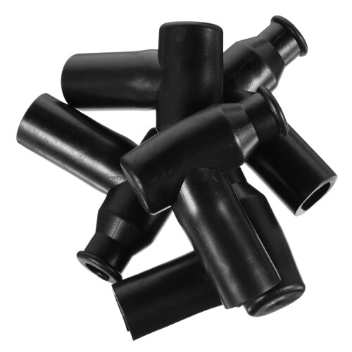 10 Pcs Spark Plug Caps Rubber Insulator For Engine Heat Resistance 2