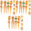 48St Lichtgewicht Plastic Golf Tees Voor Dames Met Bikini 3