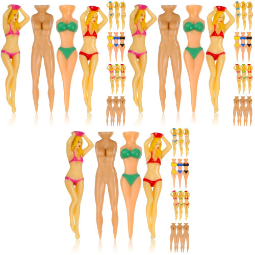 48St Lichtgewicht Plastic Golf Tees Voor Dames Met Bikini 2