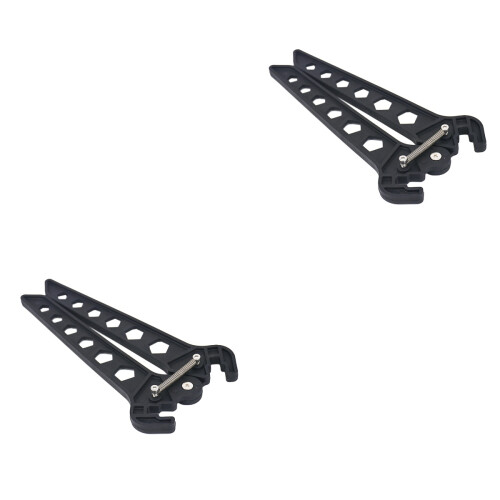2Pcs Black Kick Stand Holder For Compound Bow Support 2