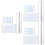 3Sets Acrylic Clay Pressing Plates DIY Polymer Clay Roller Board Set 8