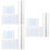 3Sets Acrylic Clay Pressing Plates DIY Polymer Clay Roller Board Set 9
