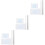 3Sets Acrylic Clay Pressing Plates DIY Polymer Clay Roller Board Set 7